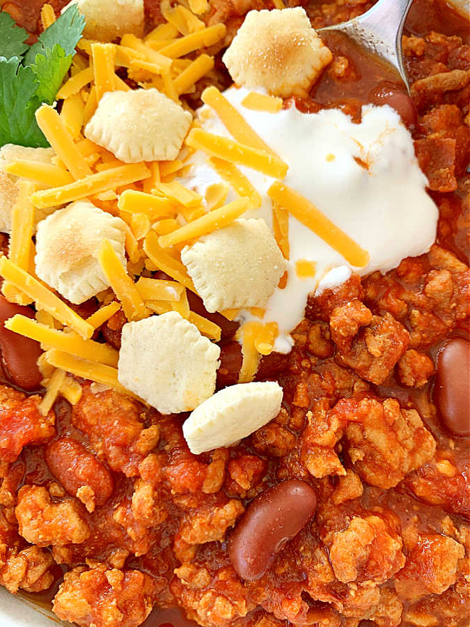 crockpot turkey chili