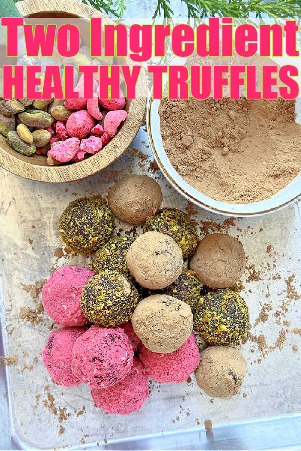 Healthy Chocolate Truffles | Foodtastic Mom #chocolatetruffles #holidaytreats #healthyrecipes #ad #earthechofoods via @foodtasticmom