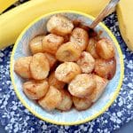 Air Fryer Bananas | Foodtastic Mom #airfryerbananas #airfryerrecipes #bananarecipes