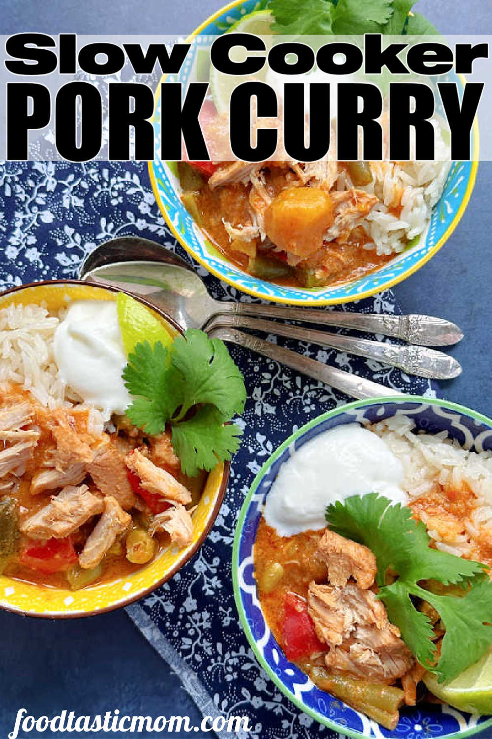 Pork Curry | Foodtastic Mom #porkcurry #porkrecipes #curryrecipes #slowcookerrecipes via @foodtasticmom