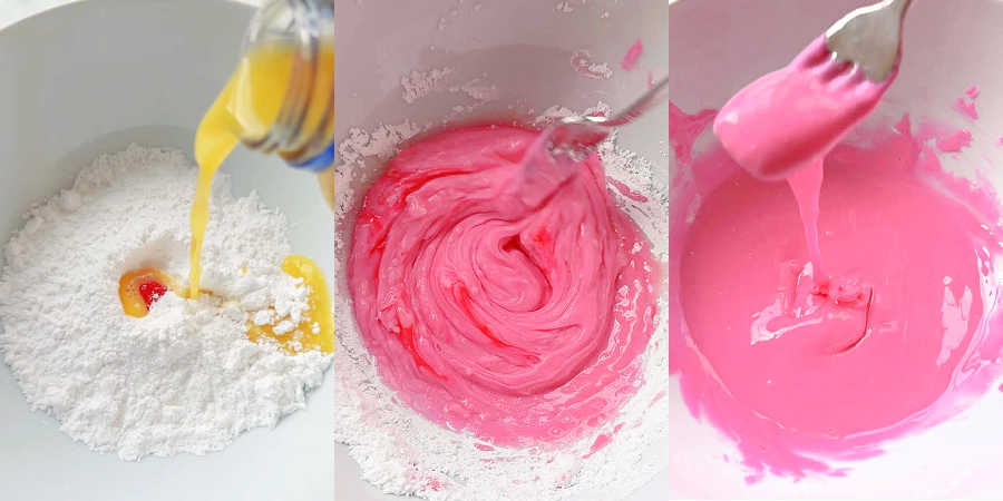 step by step pictures for how to make thumbprint cookies with icing