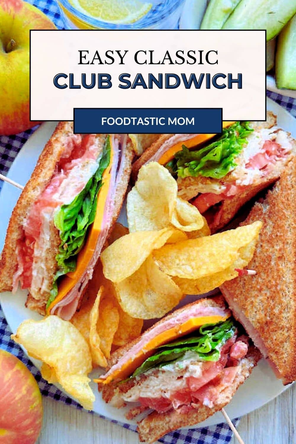 Classic club sandwiches made popular at golf courses and diners across the country are easy and delicious to recreate at home. via @foodtasticmom