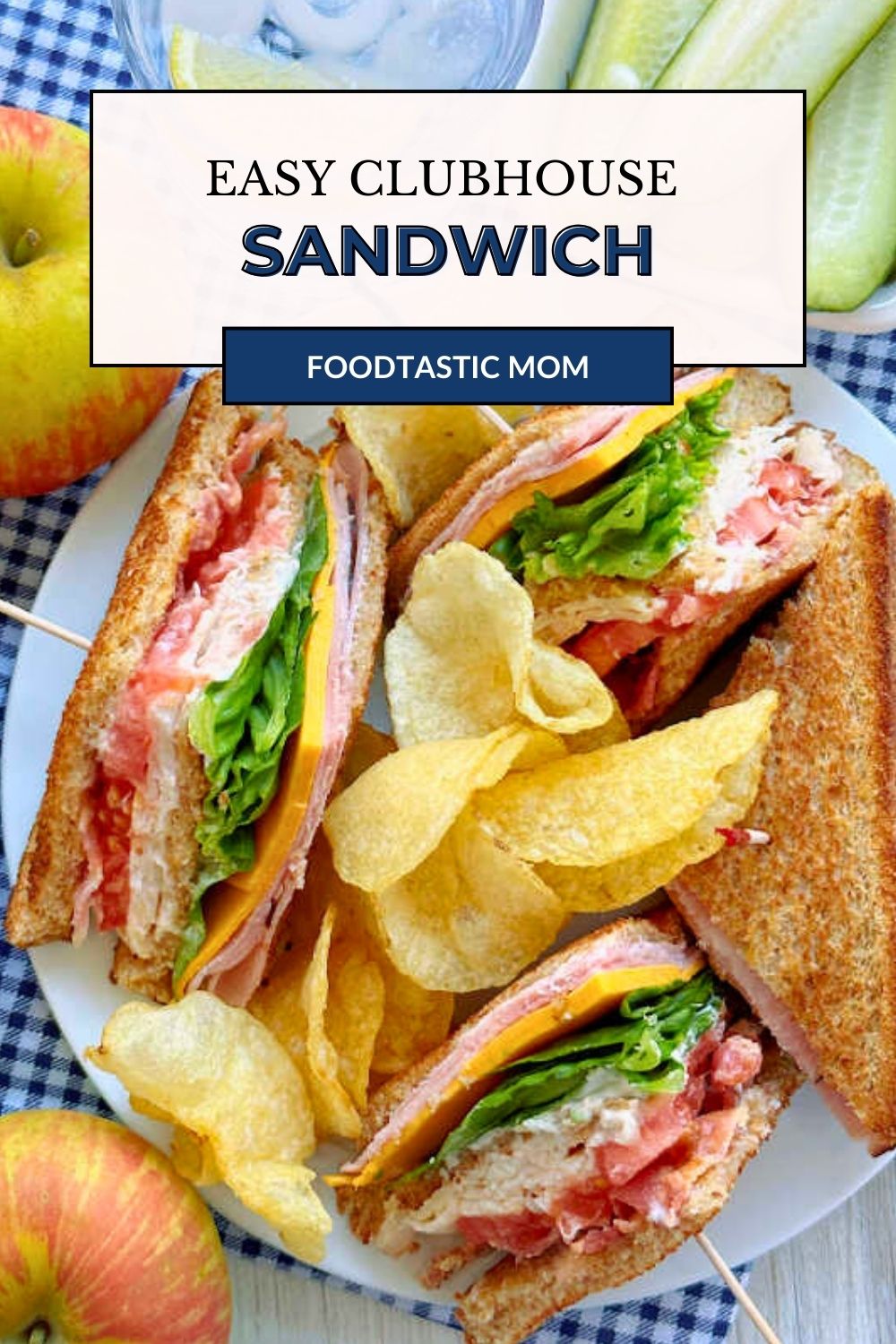 A classic club sandwich recipe with easy step by step instructions. Tarragon mayonnaise and buttery toast make this club sandwich the best. via @foodtasticmom