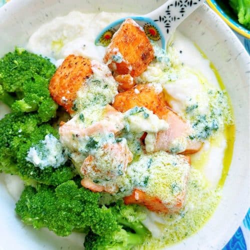 Air Fryer Salmon Bites - Foodtastic Mom