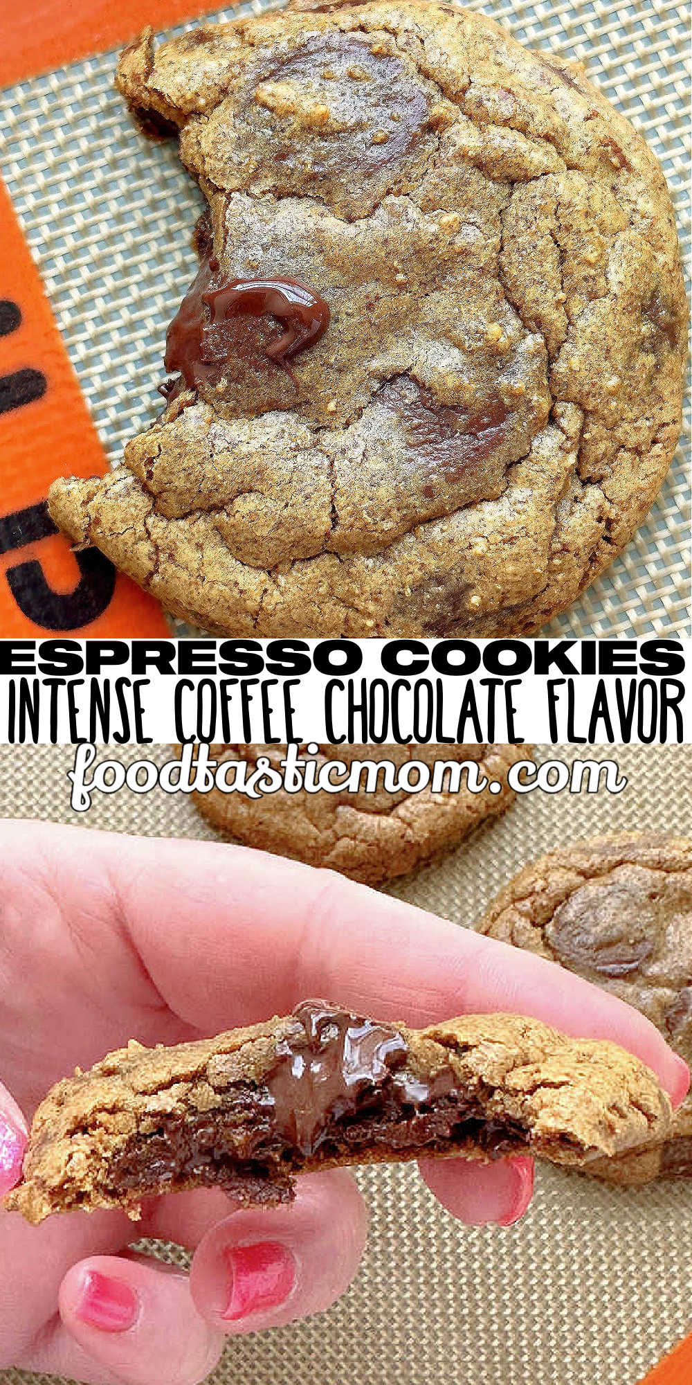 Espresso Cookies | Foodtastic Mom #espressocookies #cookierecipes #espressochocolatechipcookies via @foodtasticmom
