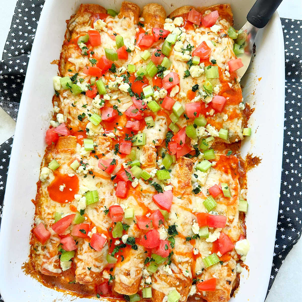 Buffalo Chicken Enchiladas Foodtastic Mom