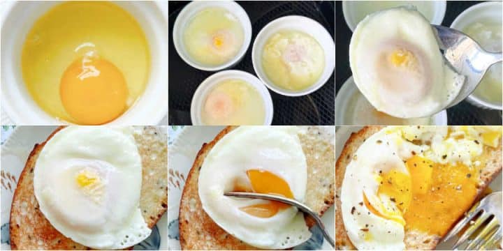 Air Fryer Poached Eggs - Foodtastic Mom