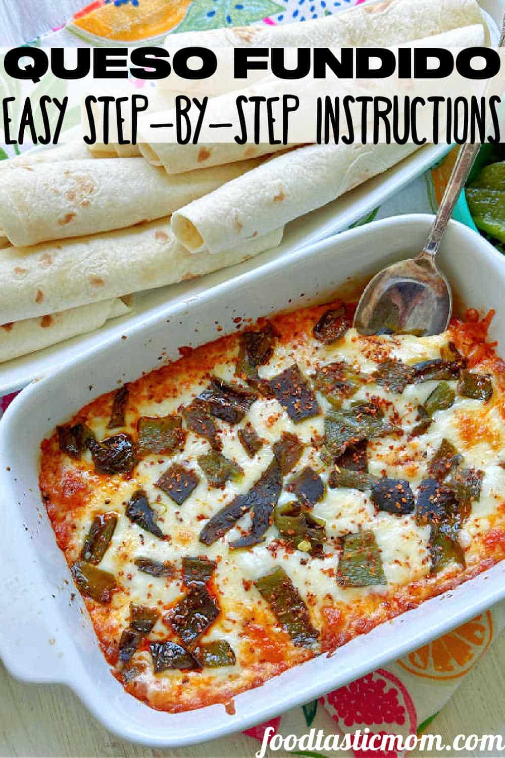 The easiest and best tasting Queso Fundido! Copycat restaurant recipe.