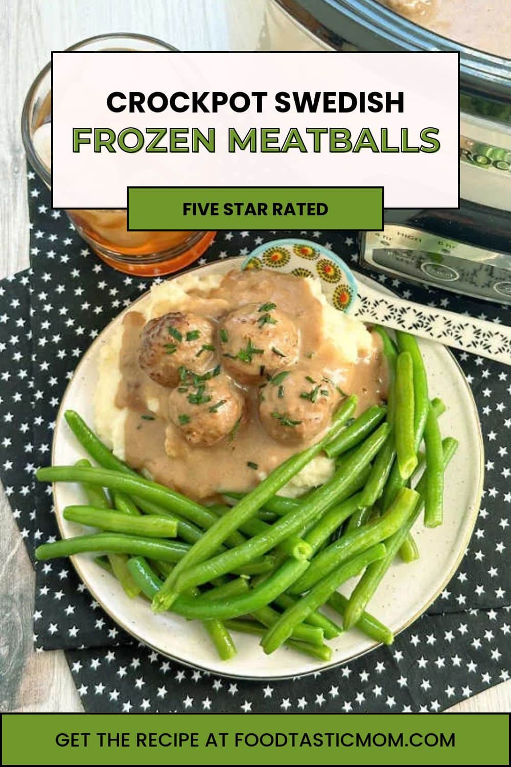 Learn how to cook meatballs from frozen in your Crock Pot, complete with a delicious Swedish meatball gravy made with my microwave roux. via @foodtasticmom