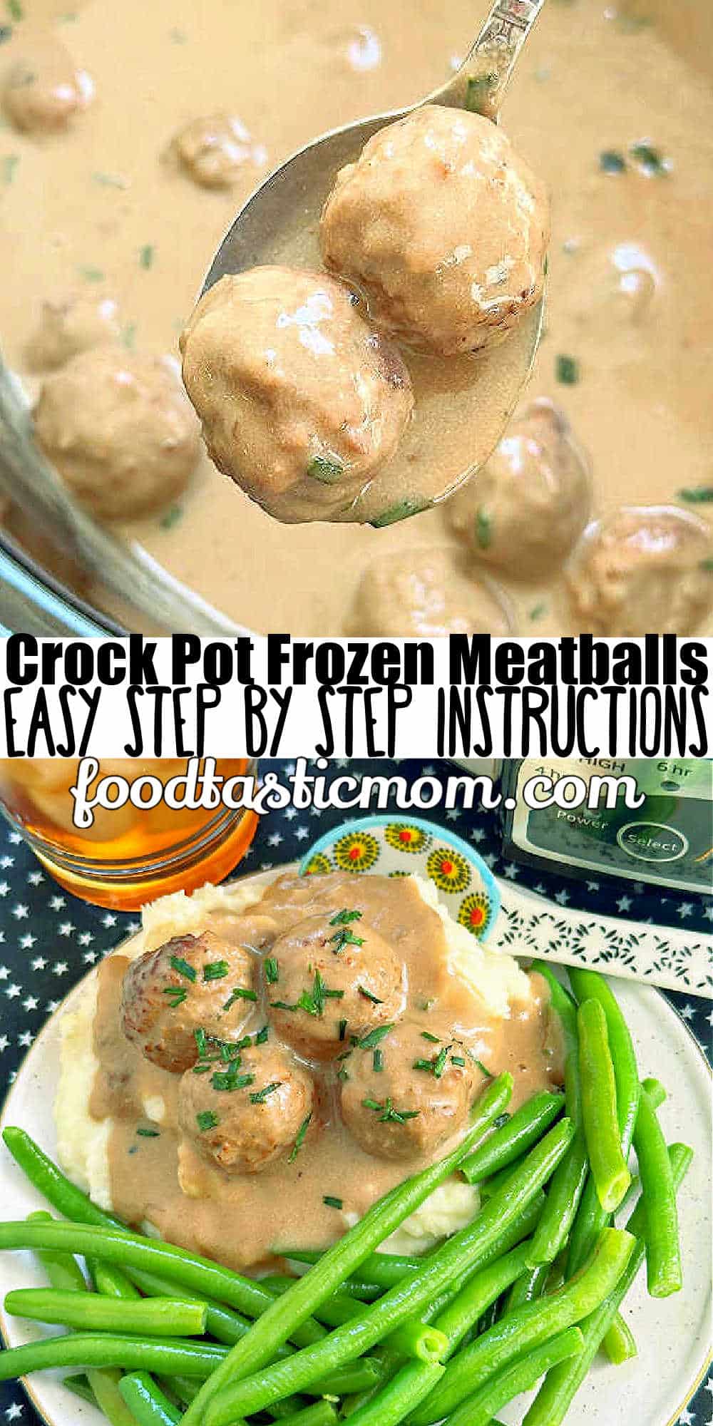 Learn how to cook meatballs from frozen in your Crock Pot, complete with a delicious Swedish meatball gravy made with my microwave roux. via @foodtasticmom