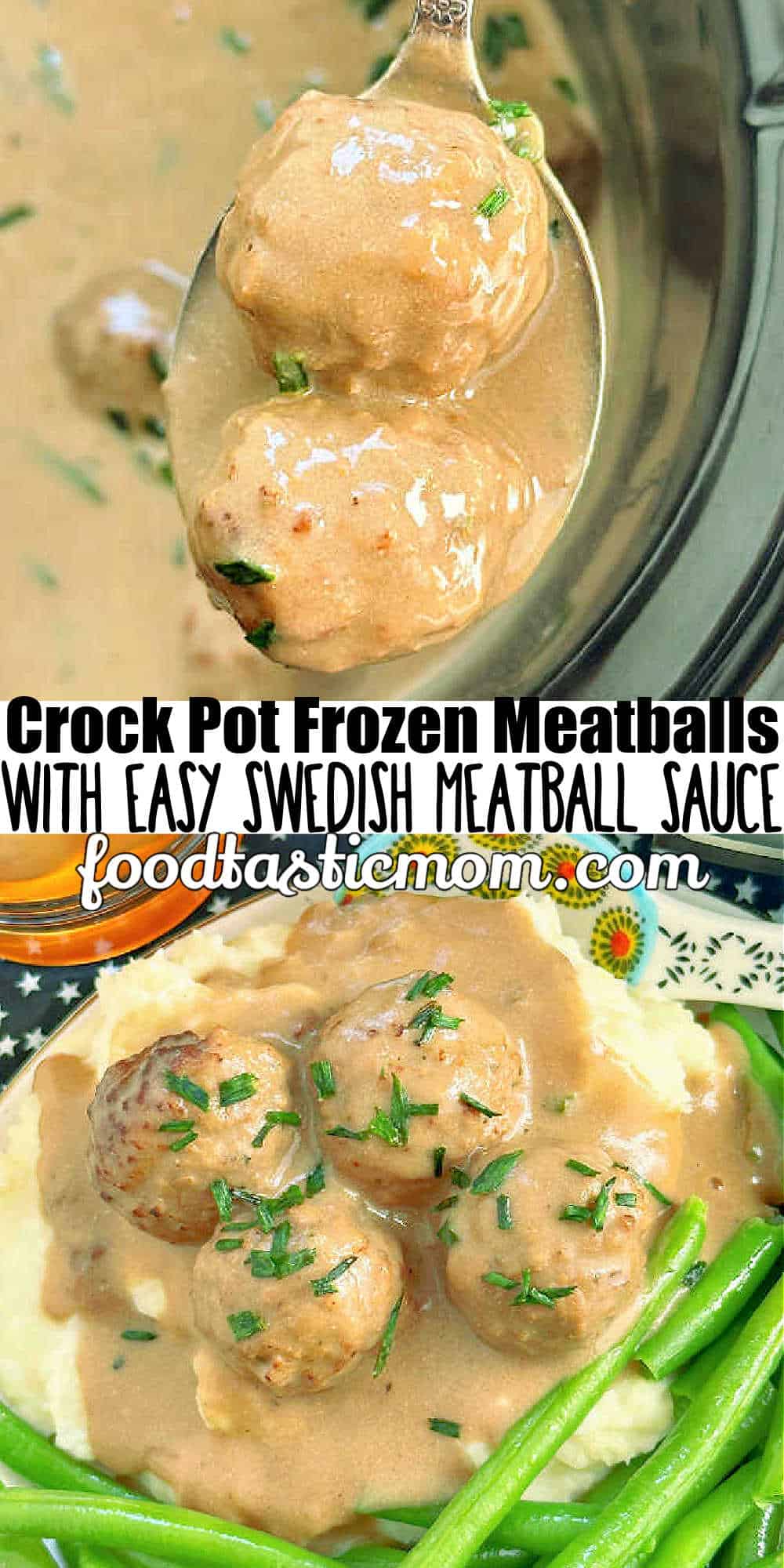 Learn how to cook meatballs from frozen in your Crock Pot, complete with a delicious Swedish meatball gravy made with my microwave roux. via @foodtasticmom