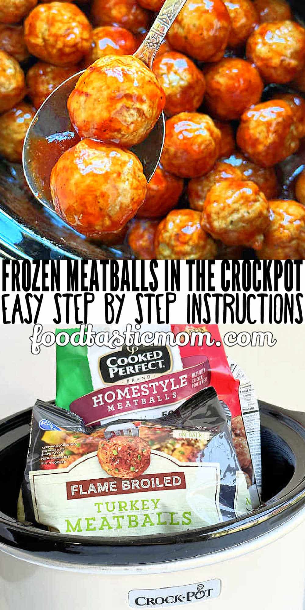 Learn how to cook meatballs from frozen in your Crock Pot, complete with a delicious Swedish meatball gravy made with my microwave roux. via @foodtasticmom