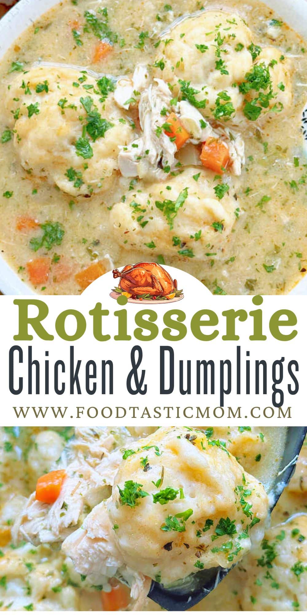 My recipe for rotisserie chicken and dumplings has thousands of fans. The chicken stew takes help from a rotisserie chicken, but the dumplings are made from-scratch and practically fool-proof. via @foodtasticmom