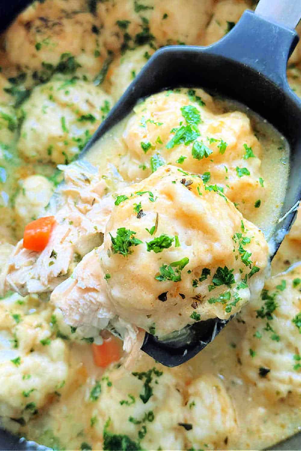 My recipe for rotisserie chicken and dumplings has thousands of fans. The chicken stew takes help from a rotisserie chicken, but the dumplings are made from-scratch and practically fool-proof. via @foodtasticmom