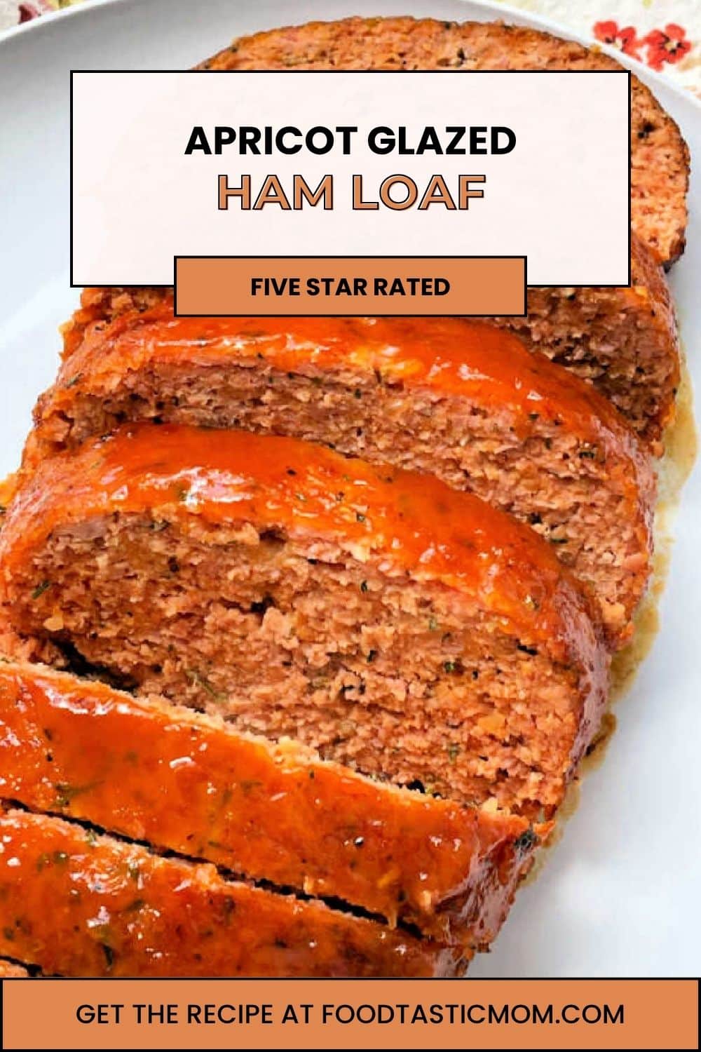 Ham Loaf is a delicious meat loaf made with a combination of ground ham and ground pork and smothered with an apricot glaze. via @foodtasticmom