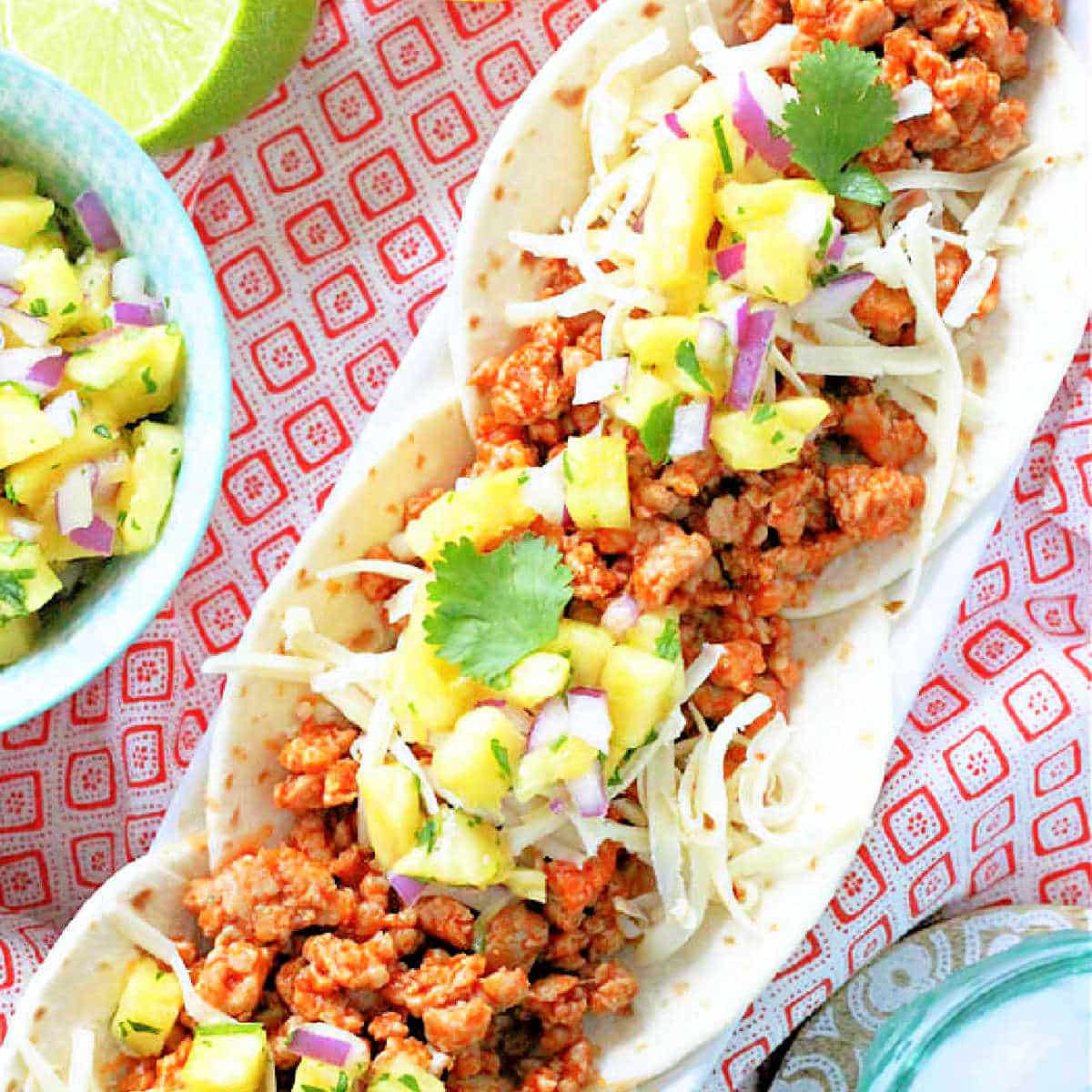 Ground Pork Tacos