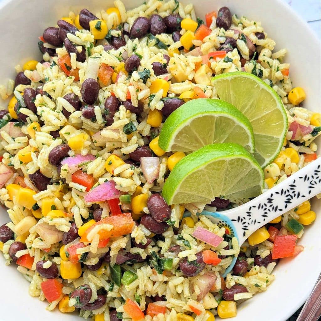 Bean and Rice Salad - Foodtastic Mom