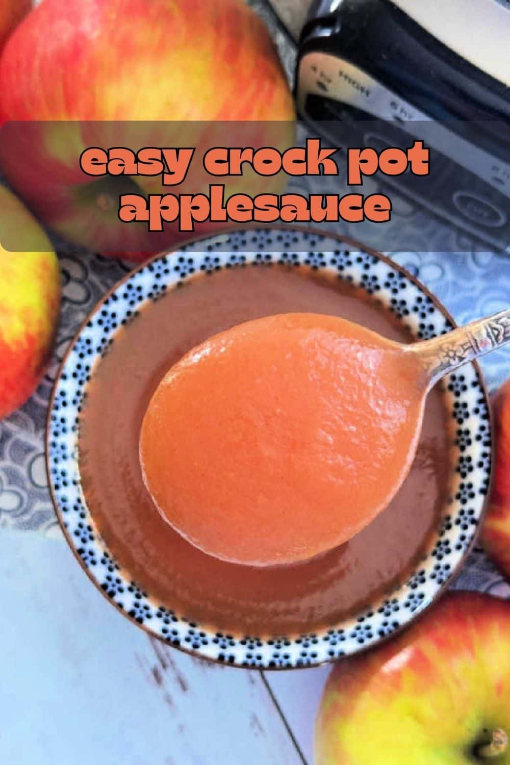 My recipe for Crockpot Applesauce is sweetened with just a bit of sugar, allowing the fall's best fresh apple flavor to shine through. via @foodtasticmom