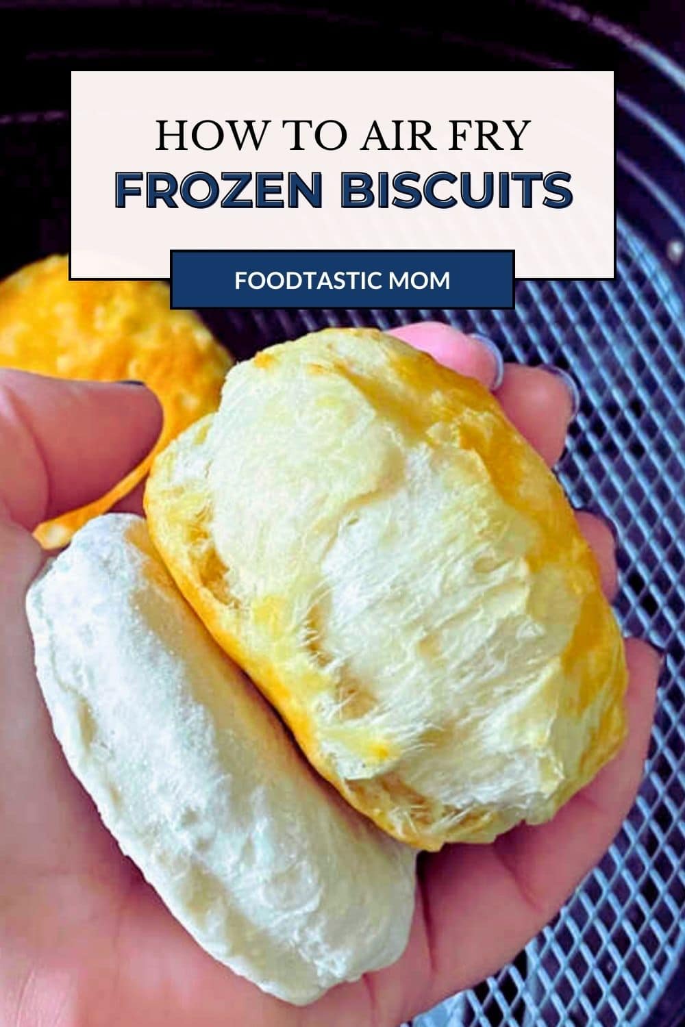 Learn how to cook Frozen Grands Biscuits in the Air Fryer for a wholesome snack or part of an easy and delicious breakfast. via @foodtasticmom