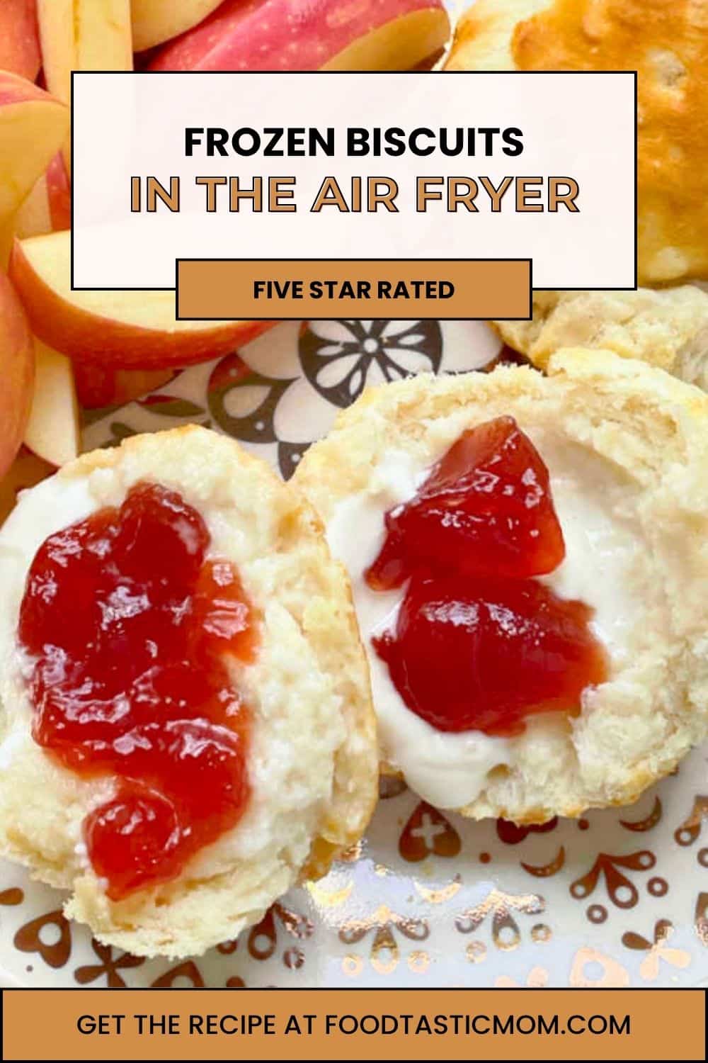 Learn how to cook Frozen Grands Biscuits in the Air Fryer for a wholesome snack or part of an easy and delicious breakfast. via @foodtasticmom