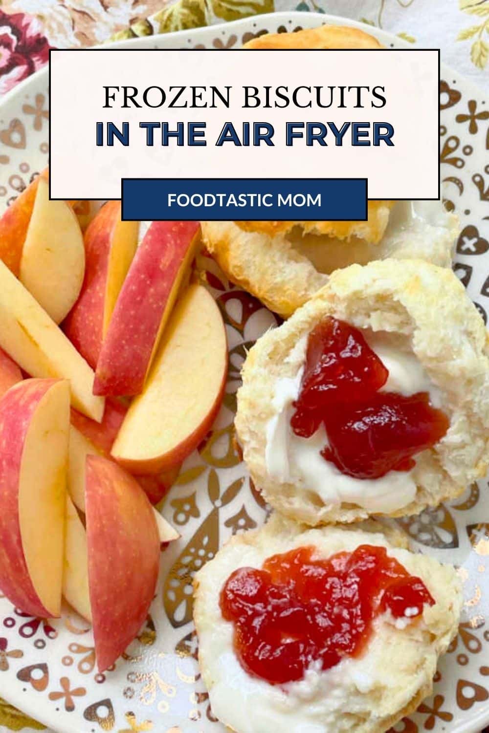 Learn how to cook Frozen Grands Biscuits in the Air Fryer for a wholesome snack or part of an easy and delicious breakfast. via @foodtasticmom