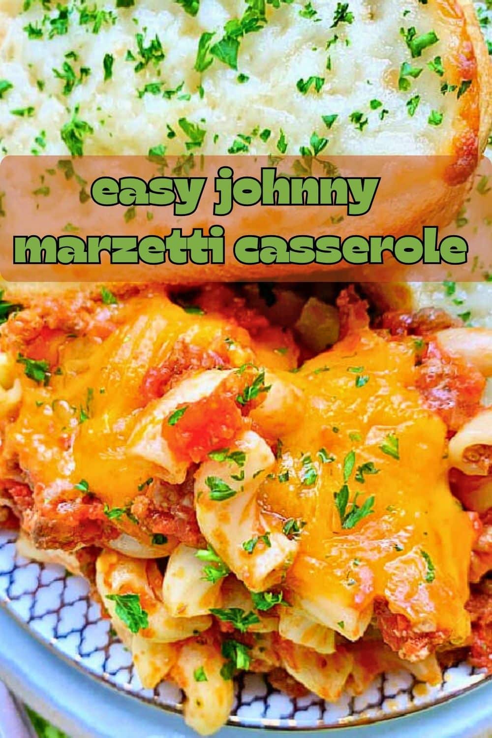Johnny Marzetti is an Ohio recipe which combines macaroni pasta with a ground beef tomato sauce, baked in a casserole and topped with cheese. via @foodtasticmom
