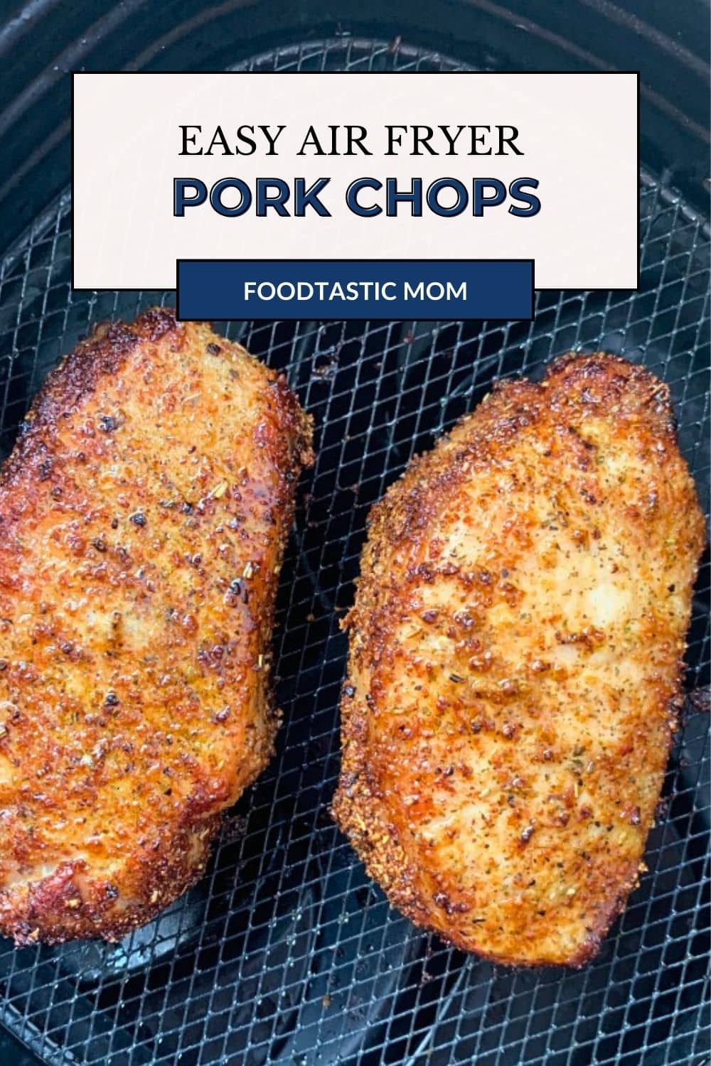 Learn the tips for making easy and juicy air fryer boneless pork chops with a quick, homemade maple dijon lemon sauce.&nbsp; via @foodtasticmom