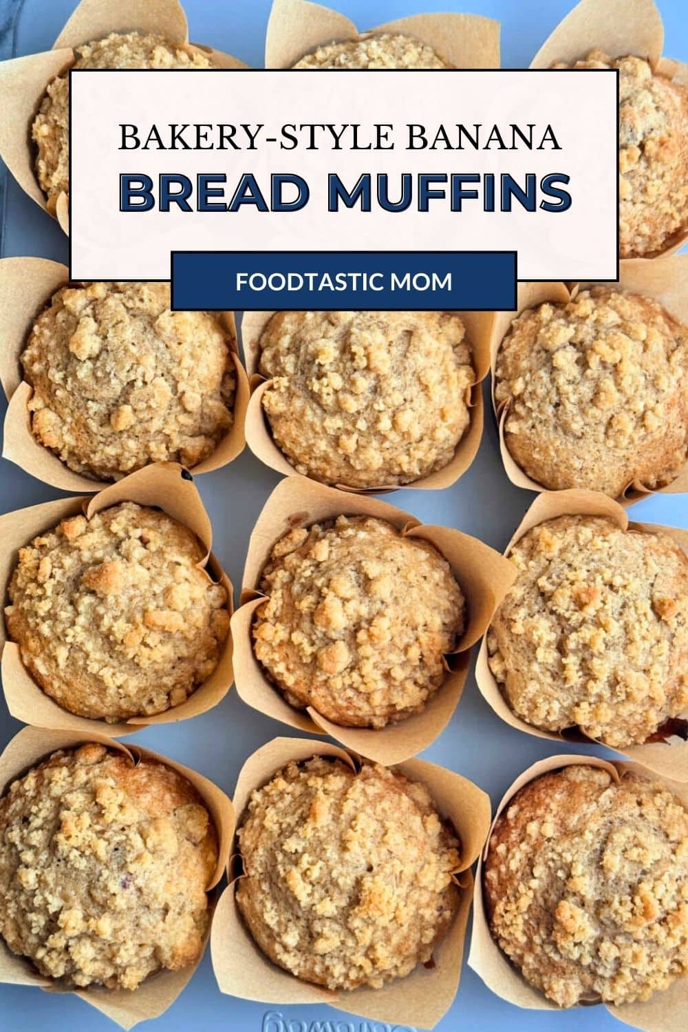 This is the best easy banana muffin recipe you'll find, perfect for using up those ripe bananas. These muffins are incredibly moist, fluffy, and soft, just like the ones from your favorite bakery. via @foodtasticmom