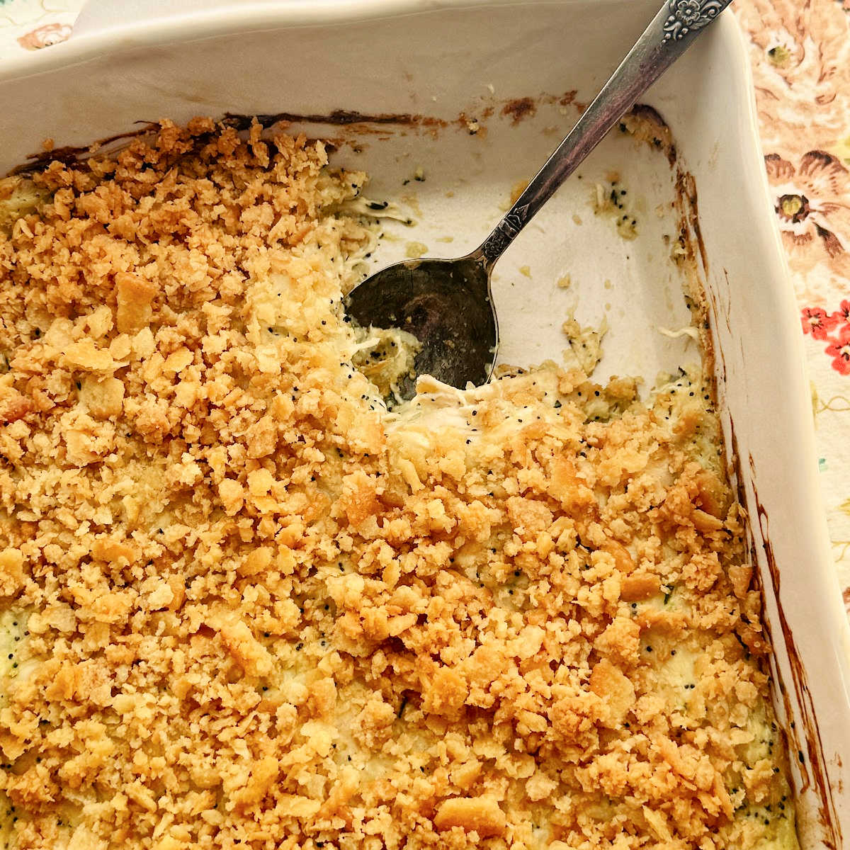 Easy Chicken Poppyseed Casserole Recipe with Rice