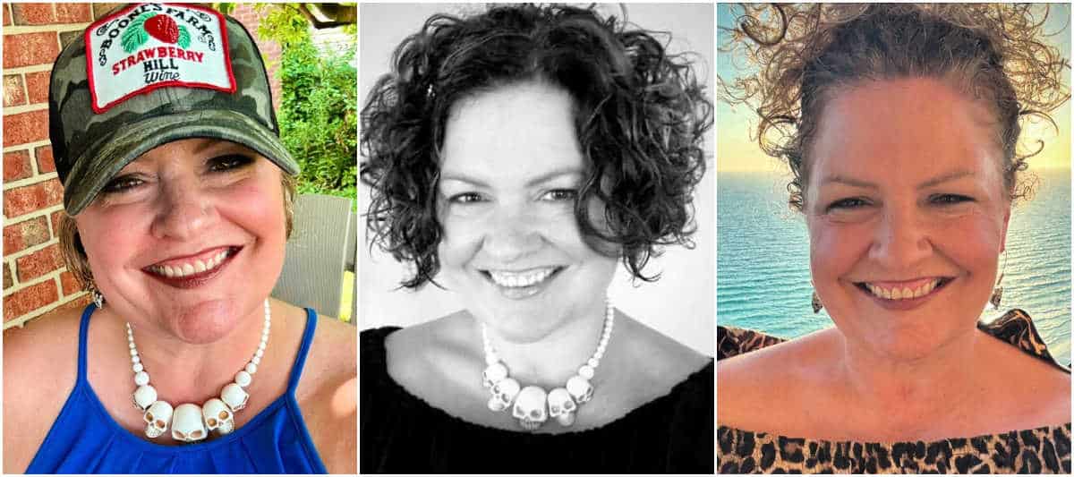a collage of three pictures of jill mcowen aka foodtastic mom