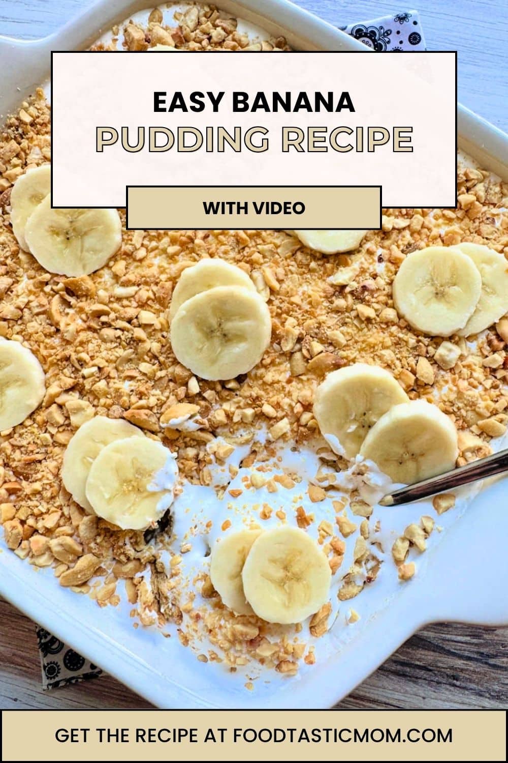 My banana pudding recipe is a little different than the rest. It's assembled similar to an eclair cake with graham crackers instead of Nilla wafers. via @foodtasticmom