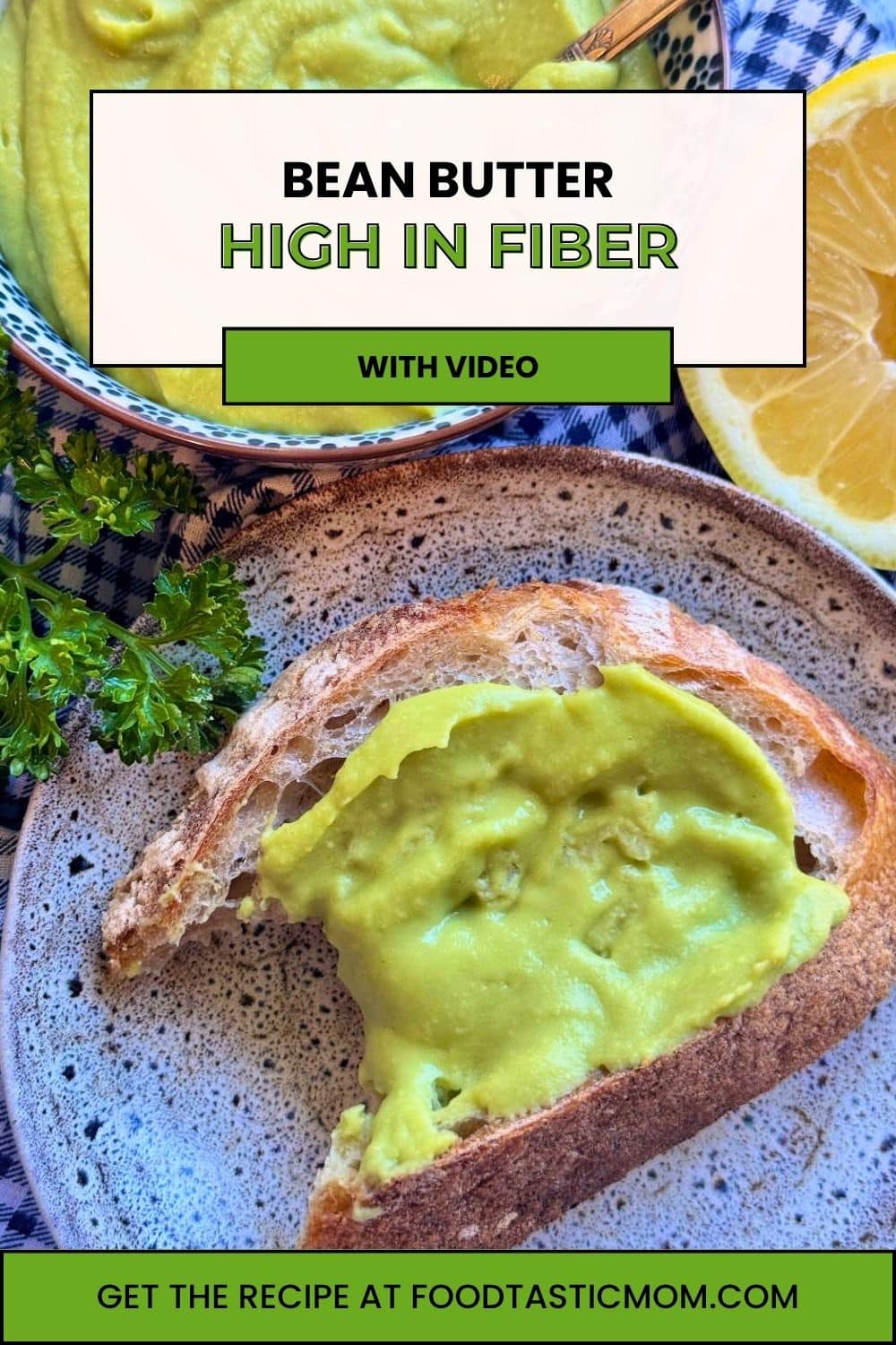 Try spreading bean butter on your toast instead of peanut butter. It's a simple and delicious way to help you meet your daily fiber goals. via @foodtasticmom