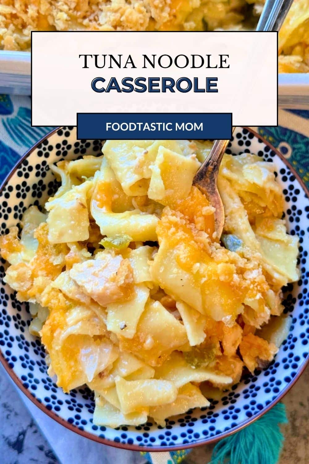Tuna noodle casserole is a comforting, economical family favorite. Mine includes fresh veggies poached in melted butter for a richer flavor.