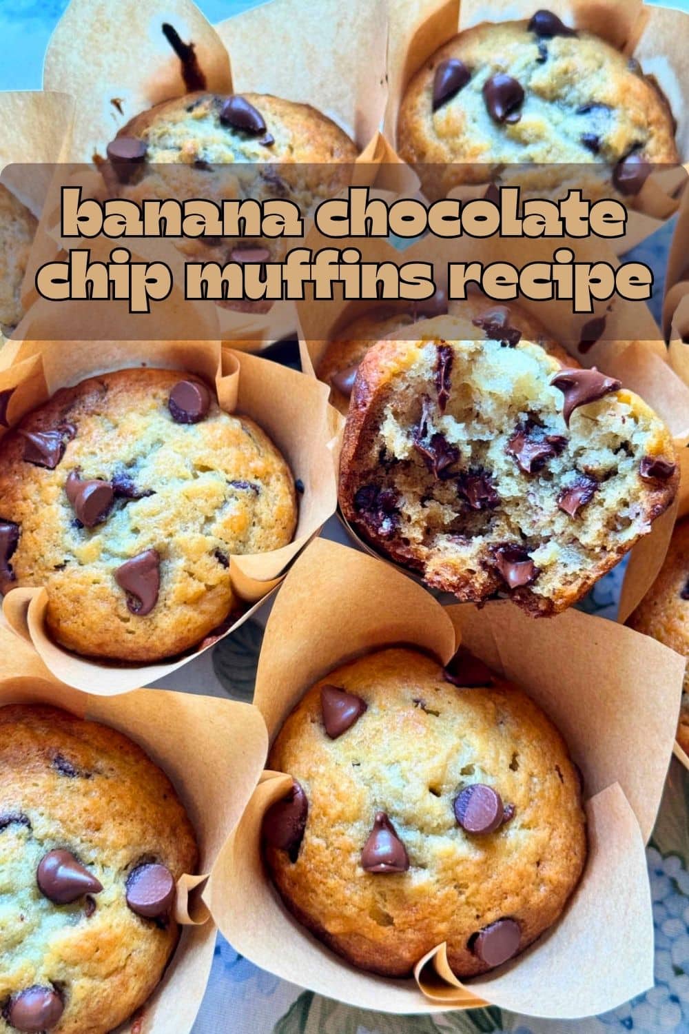 If you've got overripe bananas and just about 30 minutes, bake a batch of this moist banana muffin recipe loaded with melty chocolate chips. via @foodtasticmom