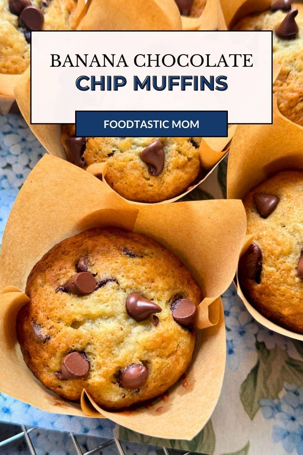 If you've got overripe bananas and just about 30 minutes, bake a batch of this moist banana muffin recipe loaded with melty chocolate chips. via @foodtasticmom