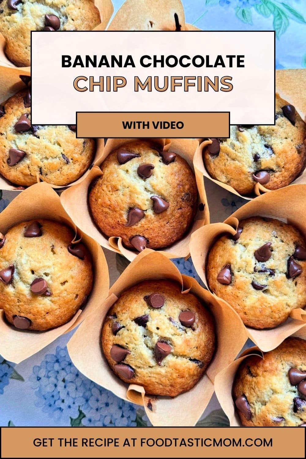 If you've got overripe bananas and just about 30 minutes, bake a batch of this moist banana muffin recipe loaded with melty chocolate chips. via @foodtasticmom