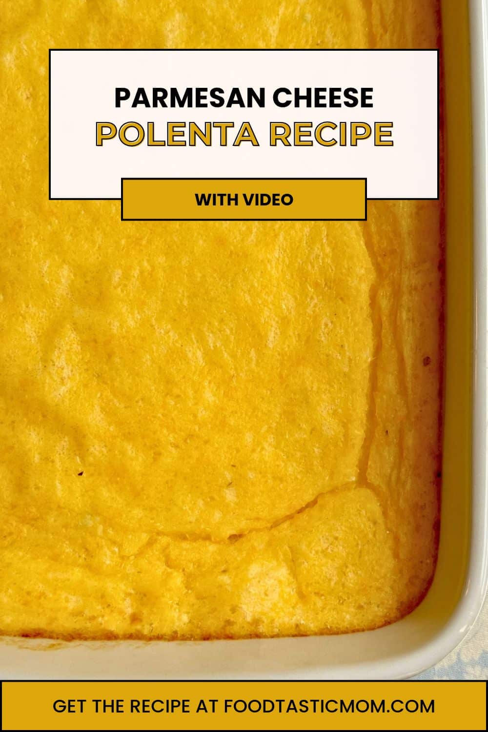Parmesan polenta is a creamy polenta recipe flavored with grated Parmesan cheese and garlic. It's a quick and comforting side dish. via @foodtasticmom
