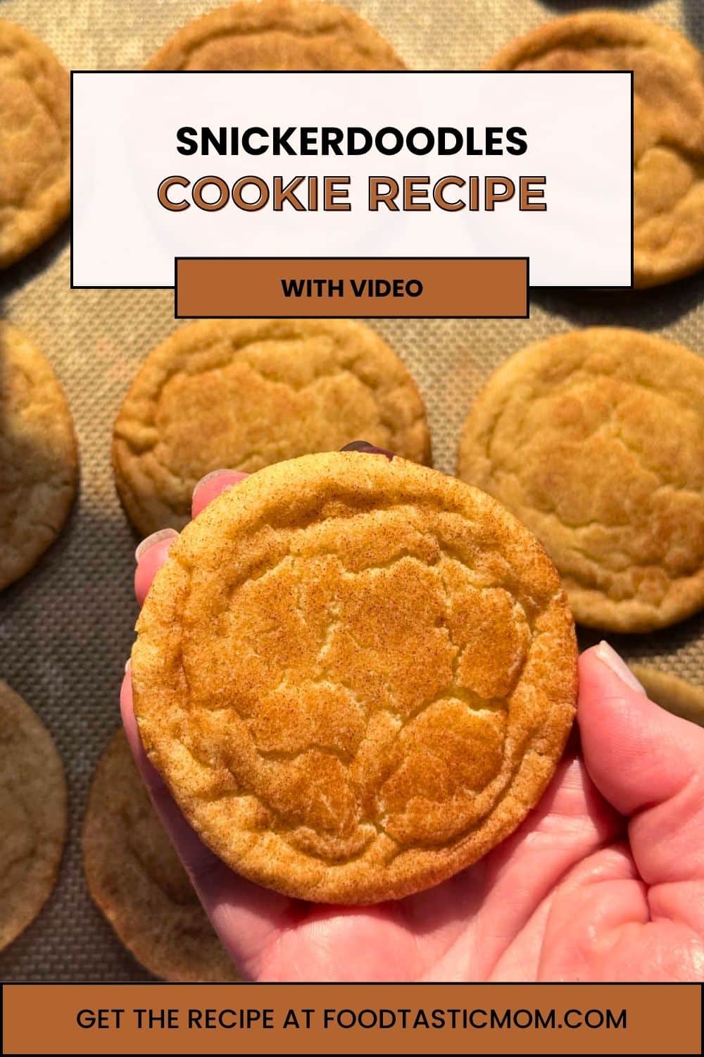 This is my Grandma's snickerdoodles cookie recipe that I grew up with. They are soft and chewy in the center and kissed with cinnamon sugar. via @foodtasticmom
