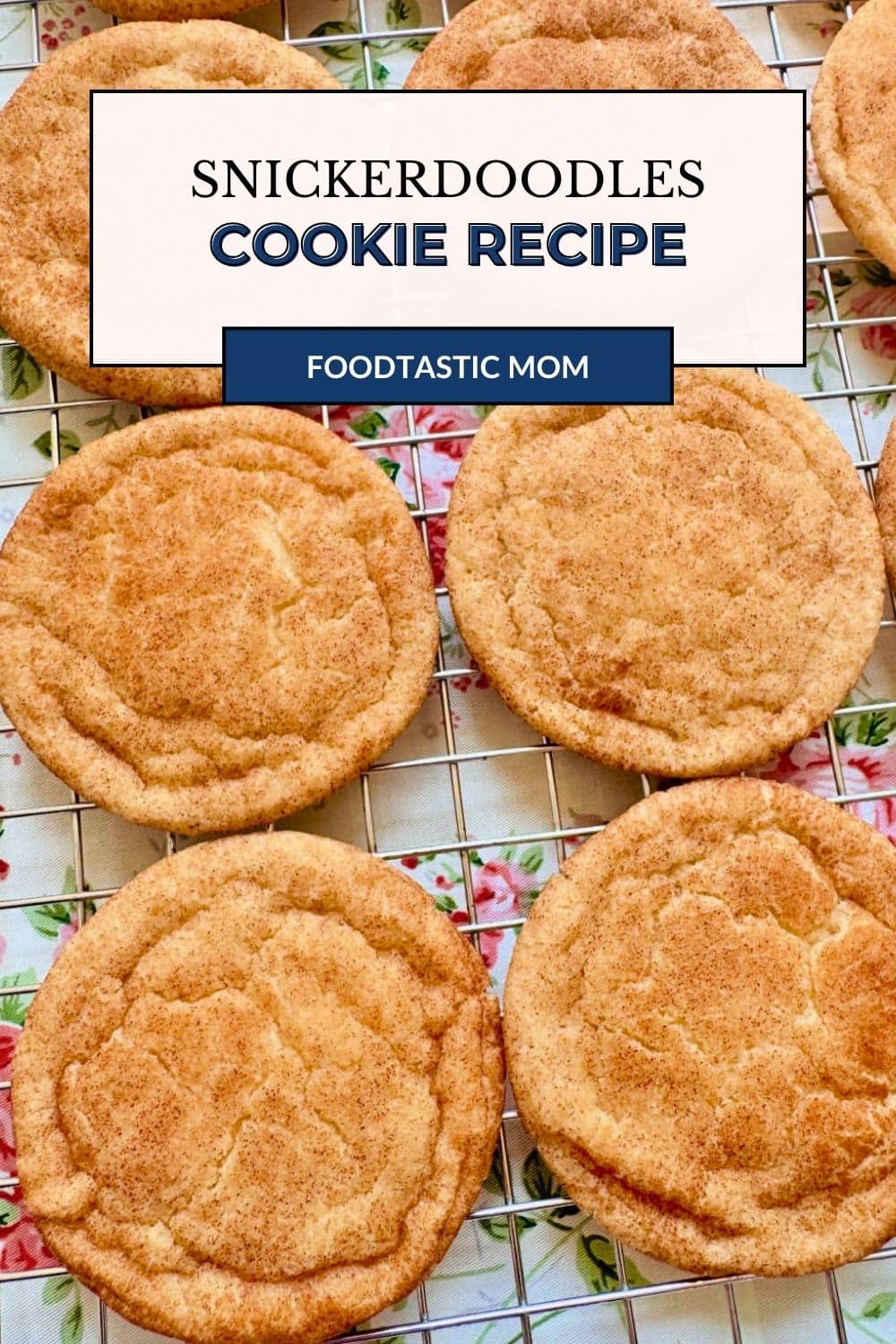This is my Grandma's snickerdoodles cookie recipe that I grew up with. They are soft and chewy in the center and kissed with cinnamon sugar. via @foodtasticmom