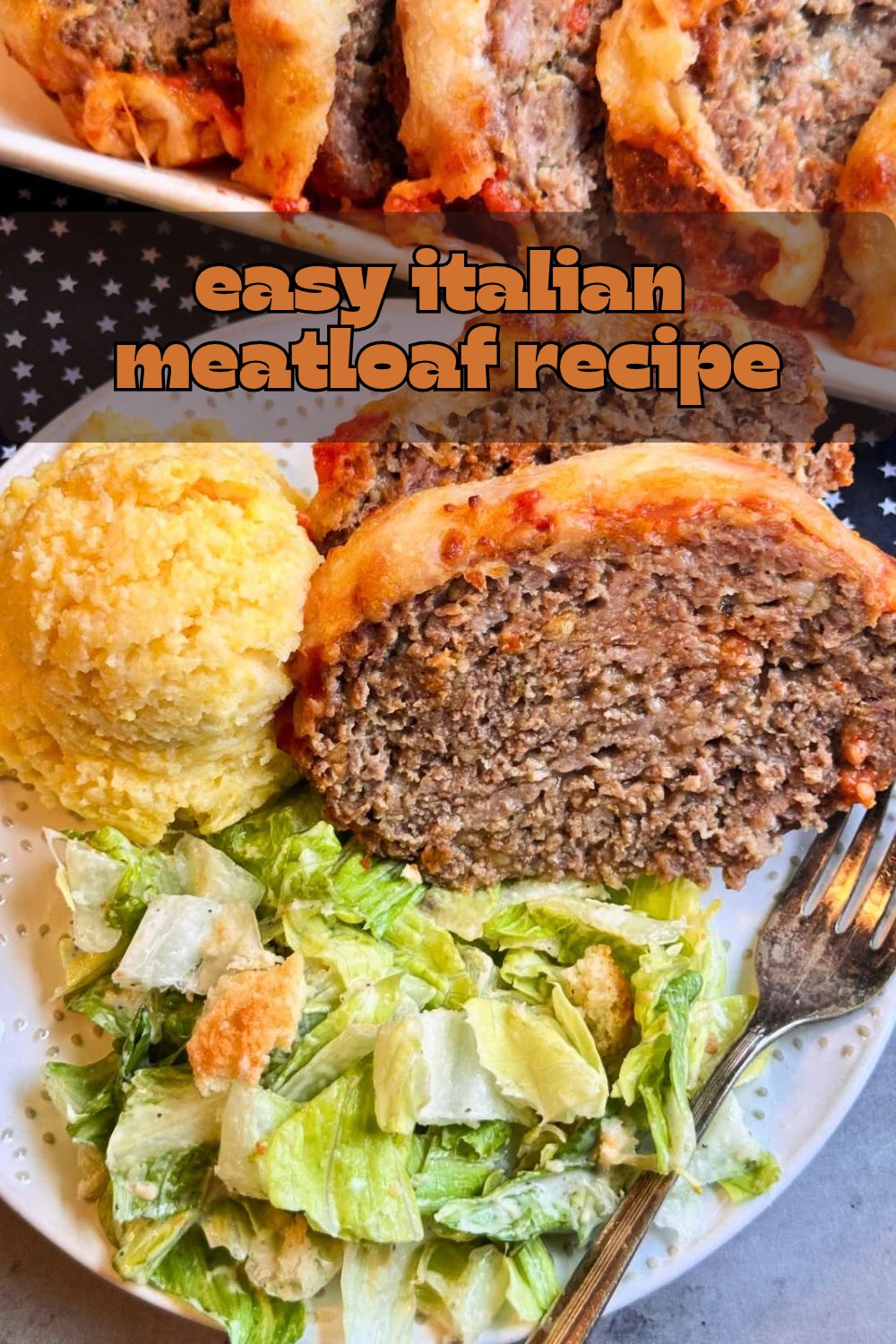 My Italian meatloaf recipe is made with ground pork, lean ground beef, three kinds of cheese and is smothered in marinara sauce. via @foodtasticmom